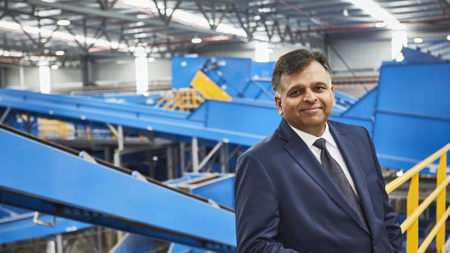 Cleanaway’s former chief executive Vik Bansal. Source: Waste Management Review