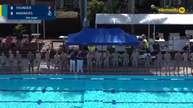 Replay: Queensland Thunder v Fremantle Mariners (Men) - Australian Water Polo League Week 11