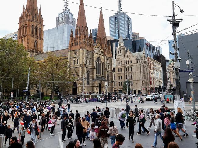 Melbourne has the lowest office occupancy rate in the nation. Picture: Ian Currie