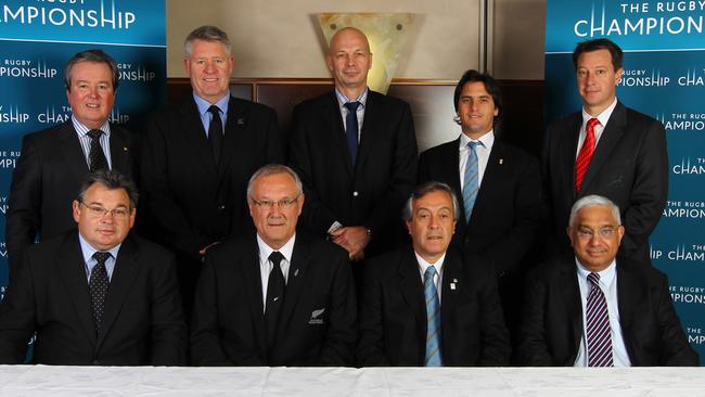 Agustin Pichot (backrow, second from right) wants to shake-up world rugby. Picture: Sandra Mu/Getty