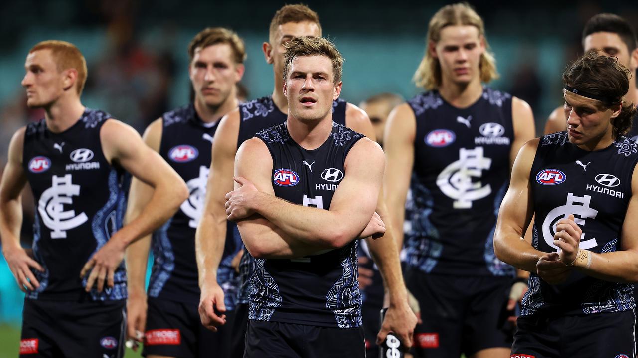 Carlton has launched in internal review after another loss. Picture: Getty Images