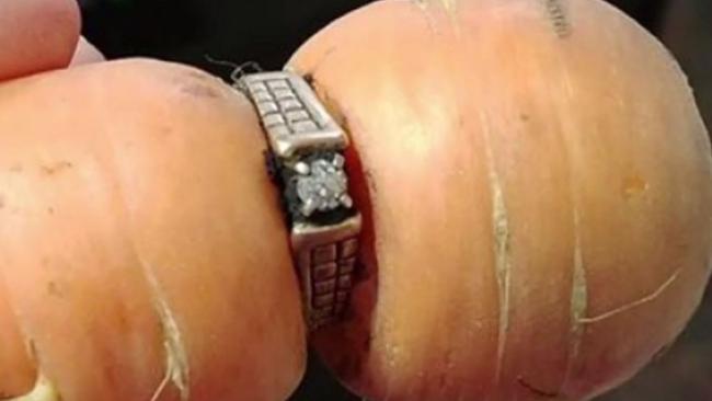 Mary Gram's engagement ring. Picture: supplied