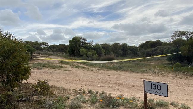 The scene of a murder at Port Neill. Picture: Todd Lewis