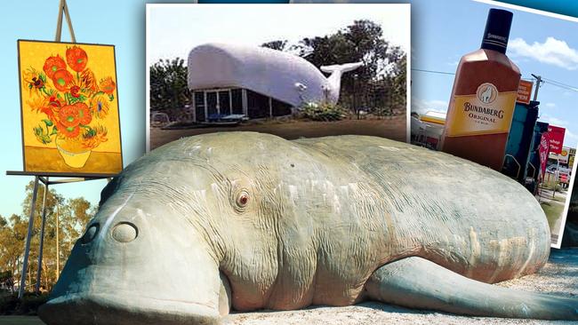 From the Big Dugong to the Big Sunflower painting, these are just some of the big things around Central Queensland.