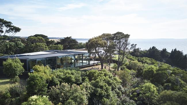 Bluff House, Flinders, by Rob Kennon Architects was a design feat. Picture: Derek Swalwell