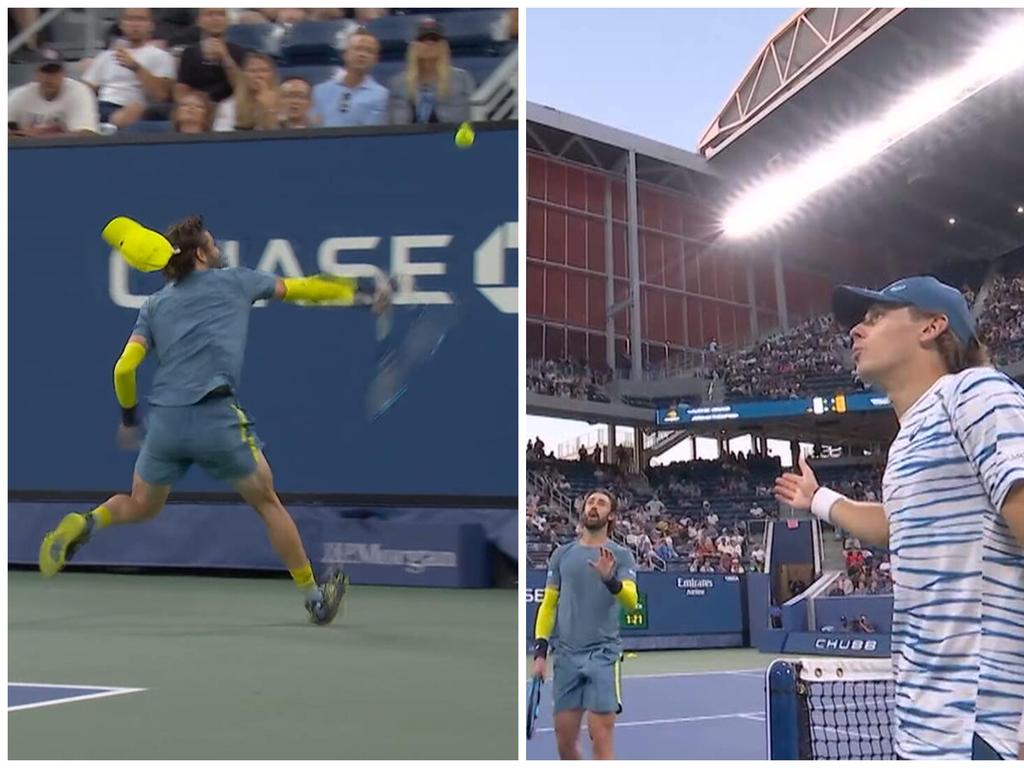 The hat controversy in Thompson vs De Minaur