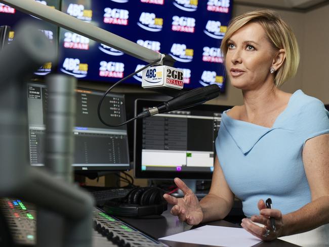 Deborah Knight behind the mic. Picture: Supplied