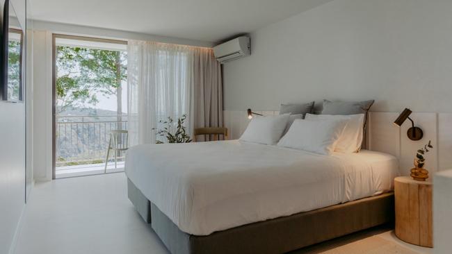 Guest room at The Tamborine Boutique Hotel.