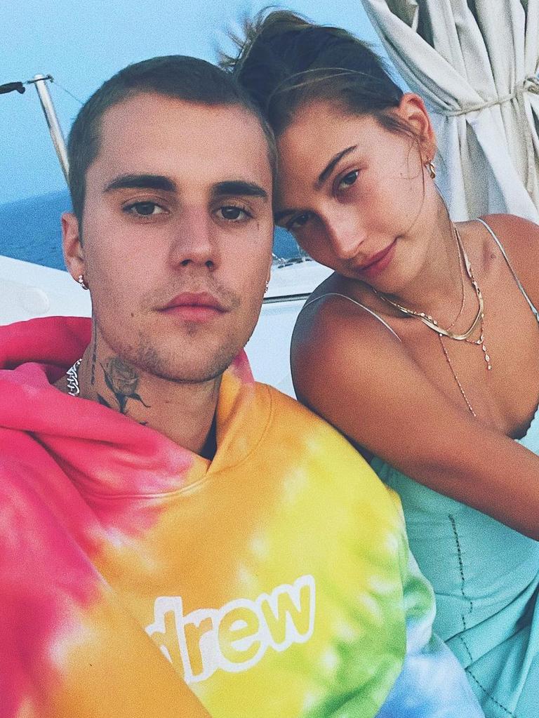 Justin and Hailey Bieber. Picture: Instagram