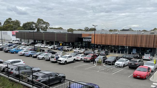 Blackburn Square shopping centre carpark has not won many fans. Picture: Kiel Egging.