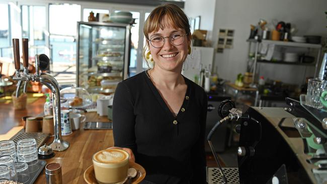 Anika Havey is the owner of the Folklore Cafe in Port Adelaide. Picture: Tom Huntley