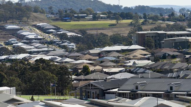 Housing in Toowoomba suburb of Glenvale. Picture: Kevin Farmer