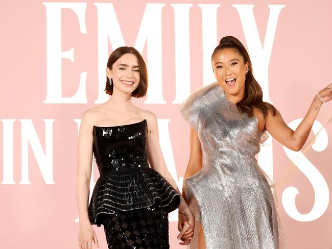 Park is best known for starring in the Netflix series Emily in Paris with Lily Collins. Picture: Emma McIntyre/Getty Images