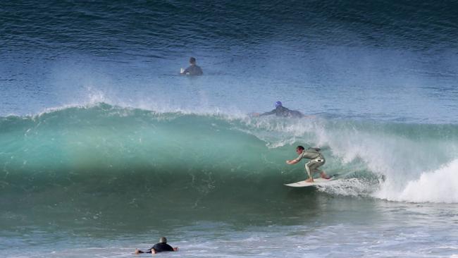 One of the world’s best beaches — Snapper Rocks, Coolangatta. Pic by Luke Marsden.