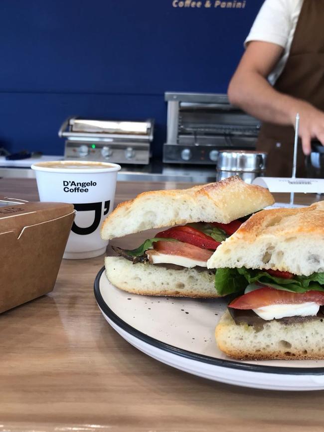 Nathaniel Praino uses French-style baguettes from Adelaide’s Dough bakery