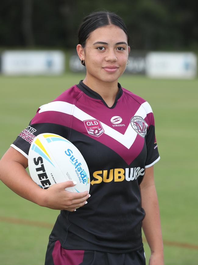 Marsden State High playmaker Sienna Lofipo will be crucial to their chances of bouncing back against Ipswich. Picture Glenn Hampson