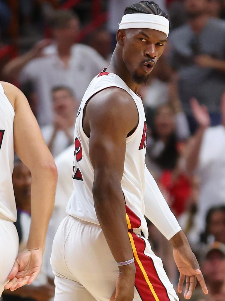 Jimmy Butler was cooking on Friday. Photo by Michael Reaves/Getty Images.