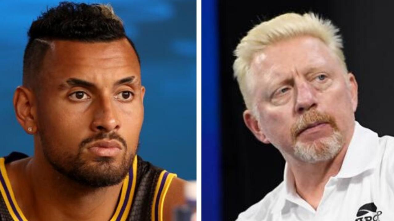 Nick Kyrgios And German Tennis Great Boris Becker Butt Heads In Fiery ...