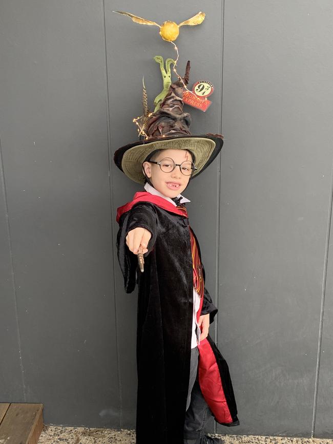 Sonny Axisa was Harry Potter for the day. Picture: Supplied