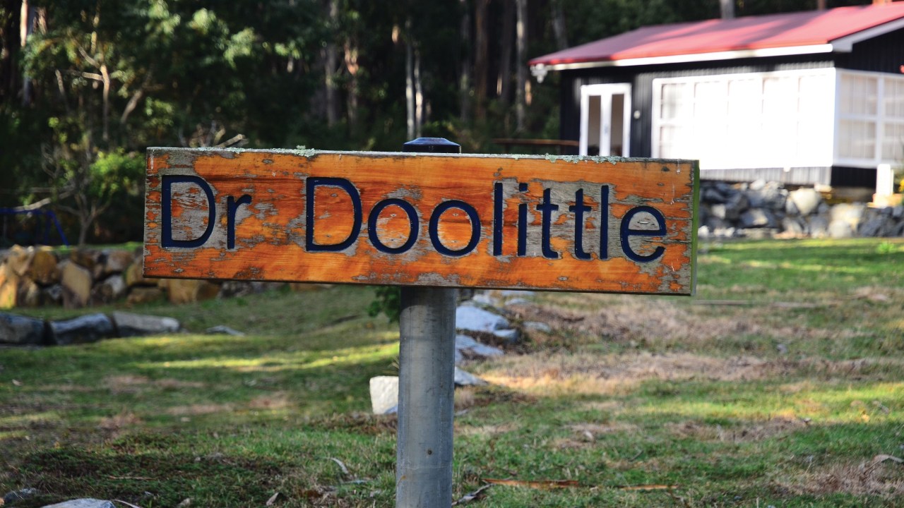 <p><strong>DOO TOWN</strong></p><p><span>In quirky <a href="https://tasmania.com/points-of-interest/doo-town/" target="_blank" rel="noopener">Doo Town</a> it&rsquo;s the done thing to do as the neighbours do.&nbsp;</span></p><p><span>It started when a Hobart architect named his shack Doo I. It wasn&rsquo;t long before everyone was dooing-it. Doo-Me and Doo-Us (as in </span><i><span>it&rsquo;ll do us</span></i><span>) came next and today most of the town's 30 or so shacks have &ldquo;Doo&rdquo; names &ndash; such as Doo Nix, Make Doo, Much-a-Doo, Just Doo It, Thistle-Doo-Me and Dr DooLittle.&nbsp;</span></p><p><span>Even the Doo Town&rsquo;s seafood van, Doo-Lishus, has got into the act. Picture: Sue Preston</span></p>