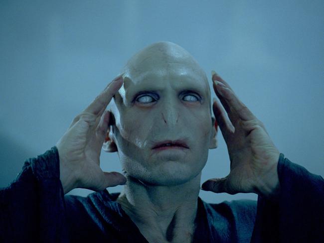 Fiennes as Voldemort in Harry Potter and the Order of the Phoenix.