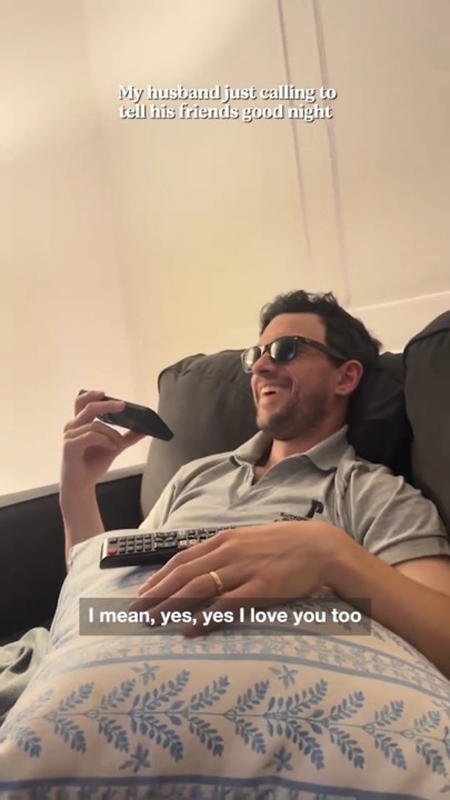 Stunning reaction to 'goodnight, bro' prank