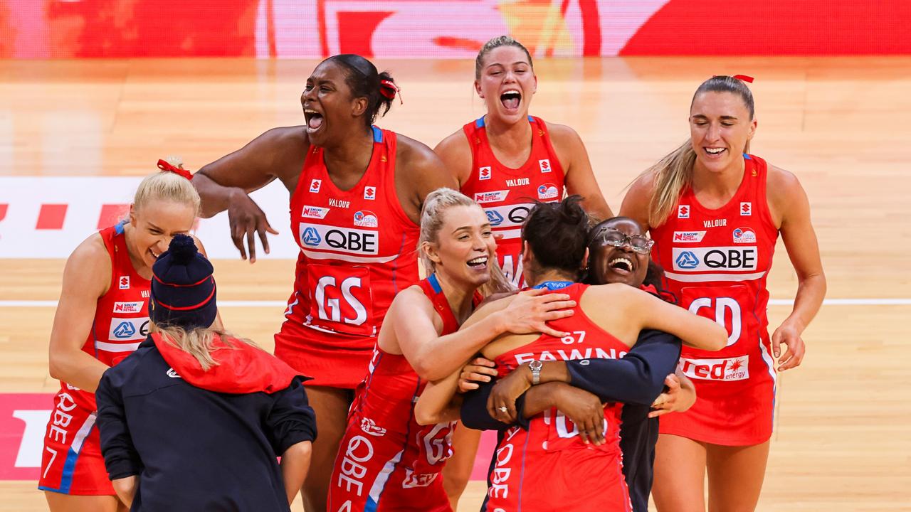 The Swifts won a thriller to book their Grand Final spot. (Photo by Jenny Evans/Getty Images)