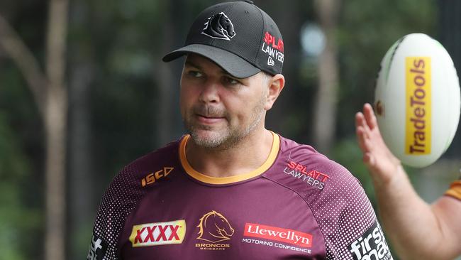 Broncos coach Anthony Seibold. Picture: Annette Dew