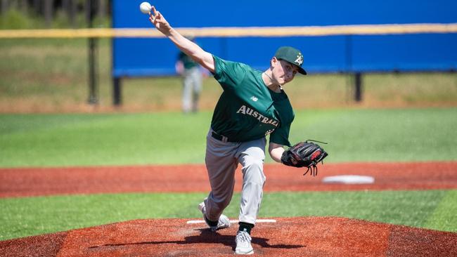 Deakin Filko is one of SA's top prospects. Picture: Baseball SA