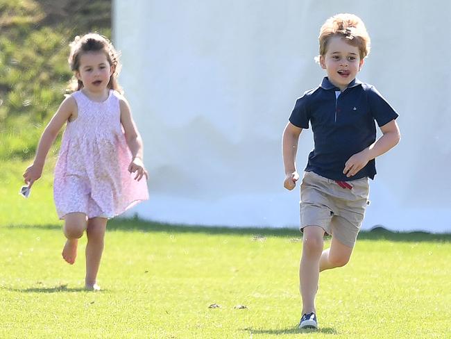 Prince George and Princess Charlotte enjoyed themselves at the polo. Picture: James Whatling / Mega