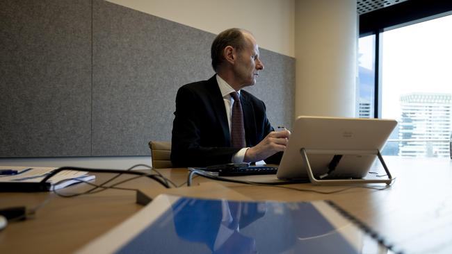 ANZ CEO Shayne Elliott will hand over to Nuno Matos on May 12. Picture: Arsineh Houspian