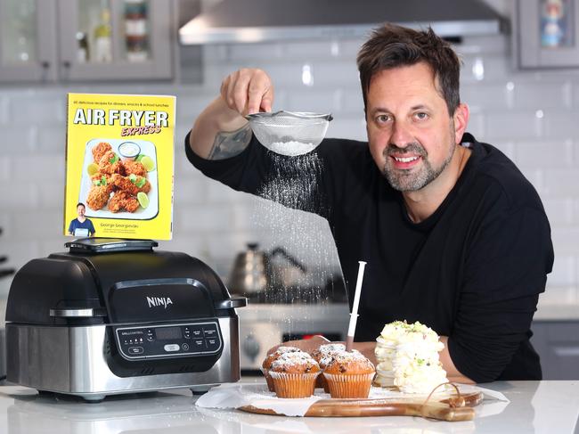 Geelong's George Georgievski's next book, Air Fryer Express will be released on 26 January. Picture: Glenn Ferguson