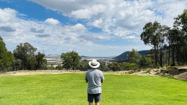 Pondering the view on a clear summer’s day in Gooram, Victoria, overlooking the valley towards Euroa. Taken on 2nd of January 2024. Picture: Noelle Boyd, Heidelberg.