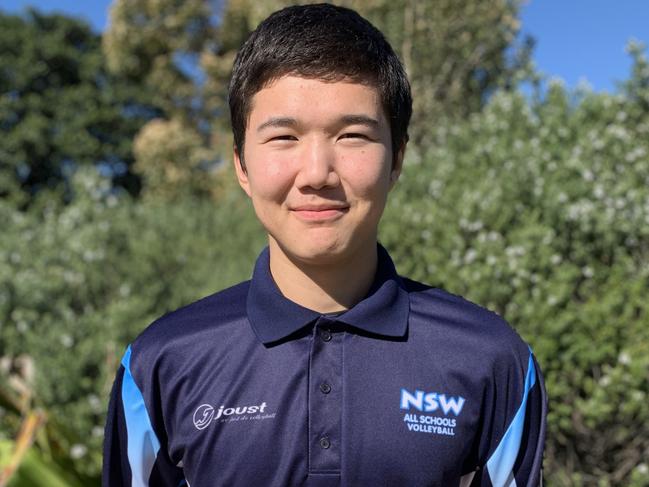 Amarlin Altanshagai will line up for the NSW U15s boys at the School Sport Australia U15s Volleyball Championships. Picture: Contributed
