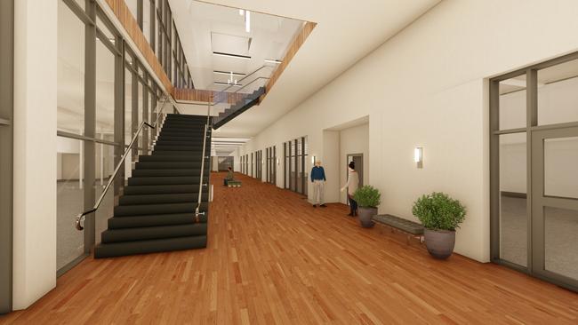 Concept art by Aspect Architects of what the ground floor of the heritage-listed Pigott's building on Ruthven Street in Toowoomba City will look like once it undergoes a multi-million dollar renovation by new owner the Rowe Group.