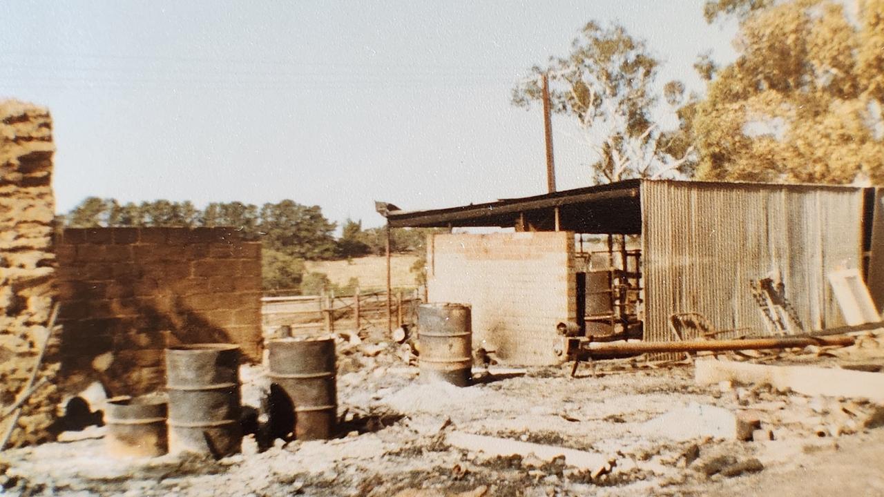 Just months after the Ash Wednesday fires, Paul and Kathy Drogemuller bought a property destroyed in the blaze and planted vineyards. Picture: Supplied