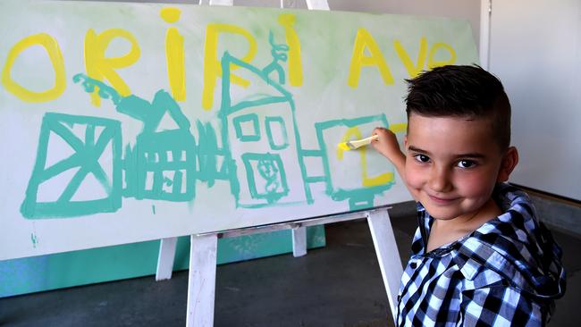 Glenmore Park’s Levi Allaf-Boyd loves to paint | Daily Telegraph