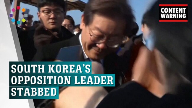 Footage Captures South Korea Opposition Leader Stabbing | News.com.au ...