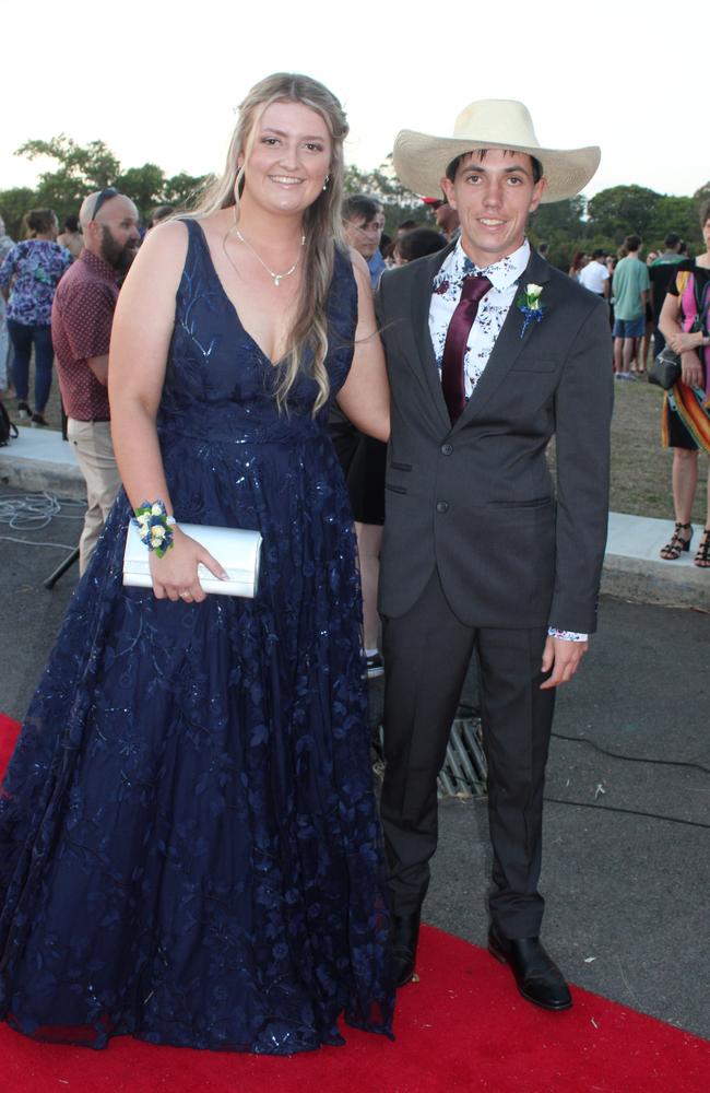 Kayla McCotter &amp; Cody Dingle at the 2023 Gin Gin State High School Formal.