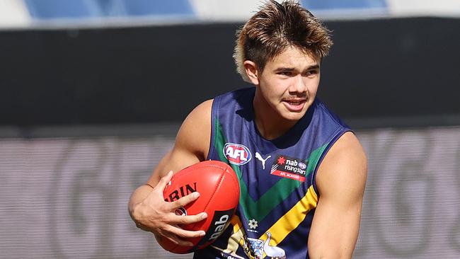 Austin Harris in action for the AFL Academy Picture: Michael Klein