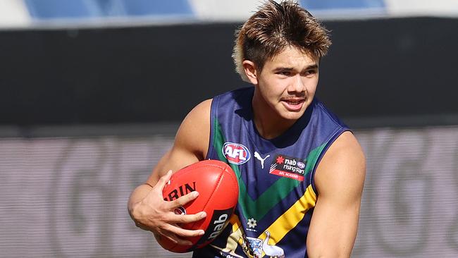 Austin Harris in action for the AFL Academy Picture: Michael Klein