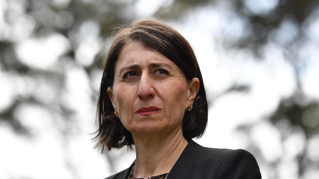 NSW Premier Gladys Berejiklian at NSW Parliament House on Wednesday. Picture: Sam Mooy/Getty Images