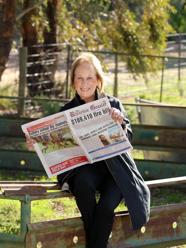 News hound: Tertia Butcher from <i>The Riverine Grazier. </i>Picture: Andy Rogers