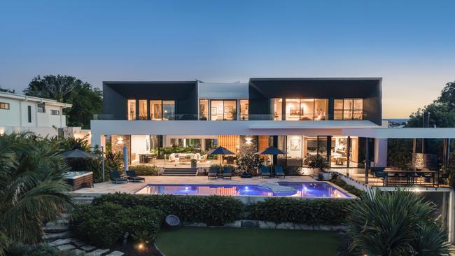 The $13m home at Nerang-Broadbeach Road, Carrara.