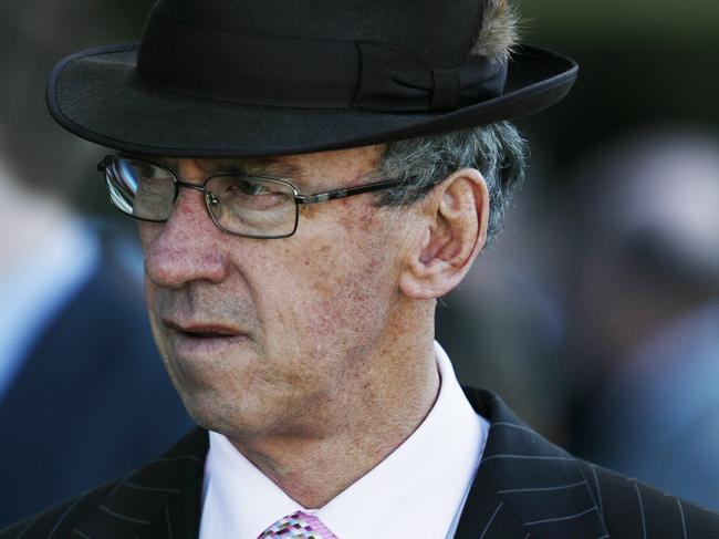 Chief Steward Ray Murrihy during race meeting at Rosehill Gardens Racecourse in Sydney.