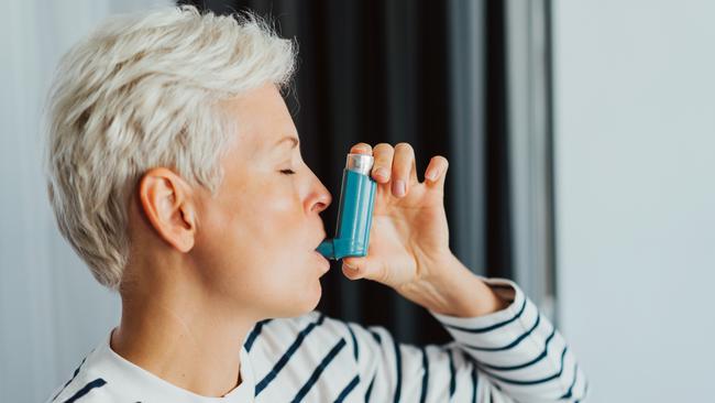 Concerns have been raised over the environmental impacts of blue inhalers. Picture: Getty Images