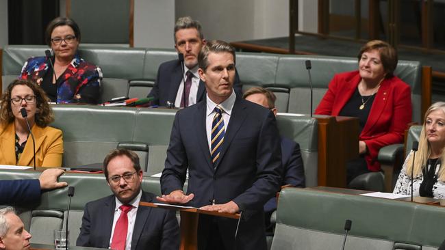 Special cybersecurity envoy Andrew Charlton at Parliament House in Canberra. Picture: Martin Ollman/NCA NewsWire