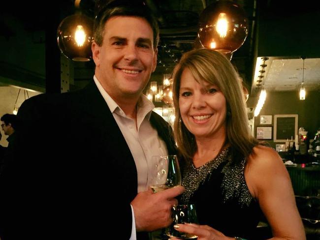 Jennifer Riordan and her husband, Mike. Picture: Supplied