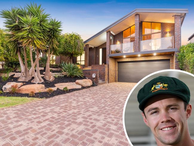 Australian cricketer Travis Head is hoping to win big when he sells his Tennyson home at auction.,  ,