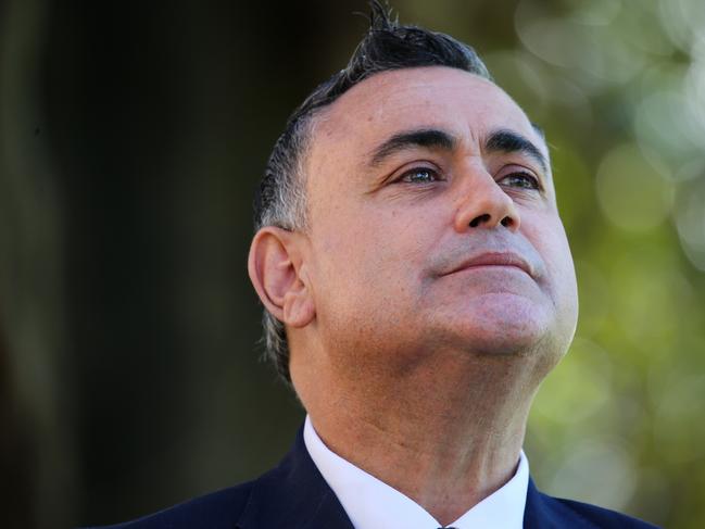 SYDNEY, AUSTRALIA - NewsWire Photos, OCTOBER 04 2021: Deputy Premier and Minister for Regional NSW, Industry and Trade John Barilaro will hold a press conference in Sydney. Picture: NCA NewsWire / Gaye Gerard